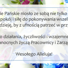 życzenia wielkanocne od Firmy Bartosz